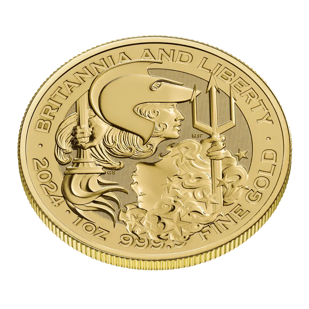 2024 1oz Gold Britannia and Liberty Certified Coin MS66