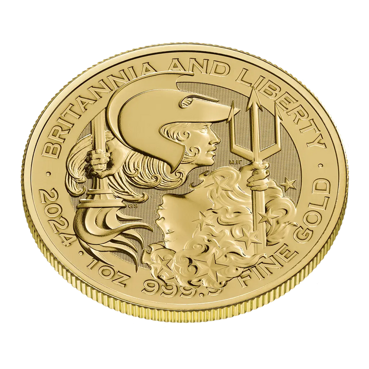 2024 1oz Gold Britannia and Liberty Certified Coin MS66