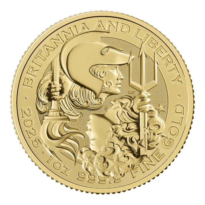 2025 1oz Gold Britannia and Liberty Certified Coin MS65