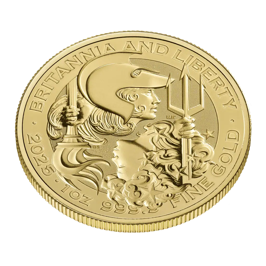 2025 1oz Gold Britannia and Liberty Certified Coin MS65