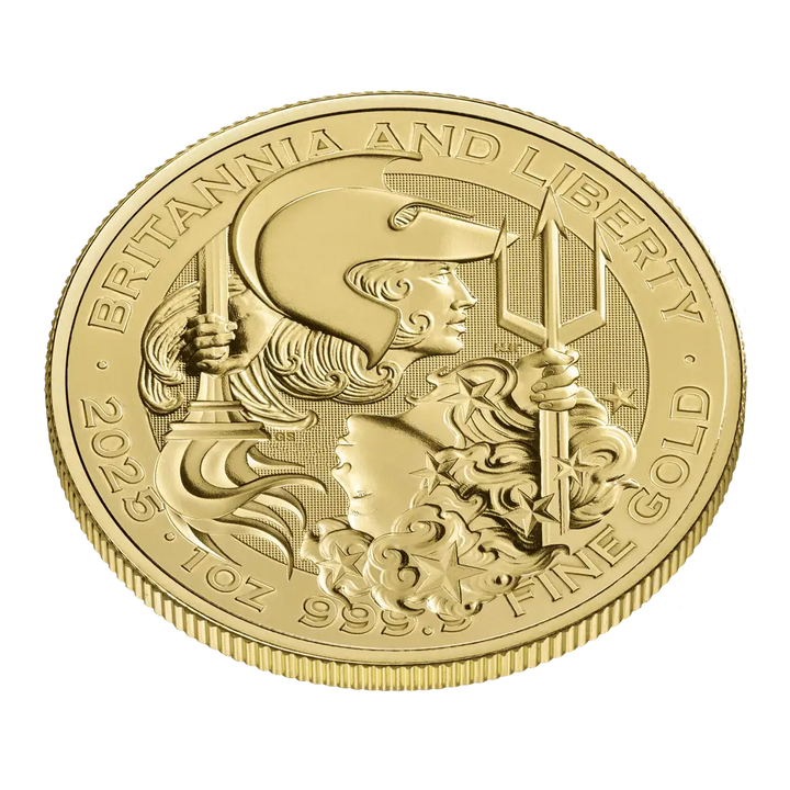 2025 1oz Gold Britannia and Liberty Certified Coin MS65