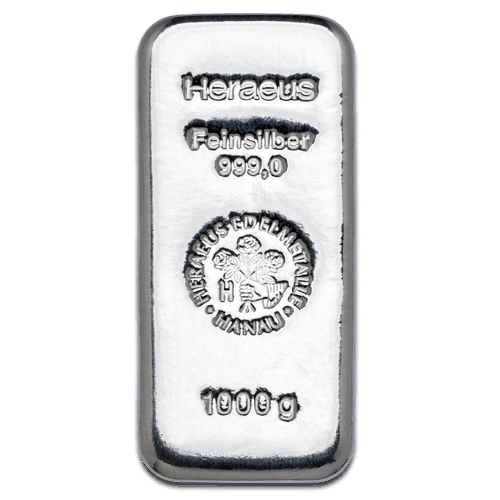 1kg Silver Bar (Best Value)