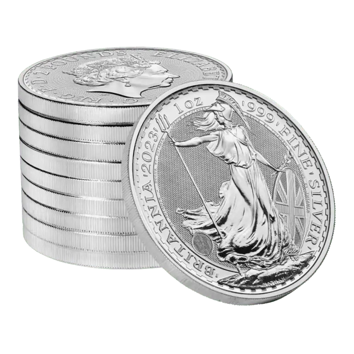 2023 1oz Silver Britannia Coin – Tube of 25 Coins