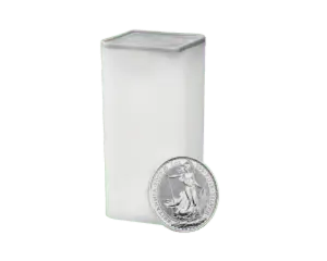 2023 1oz Silver Britannia Coin – Tube of 25 Coins