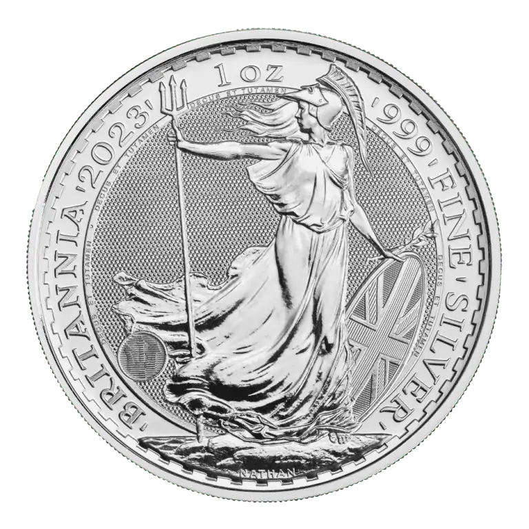 2023 1oz Silver Britannia Coin – Tube of 25 Coins