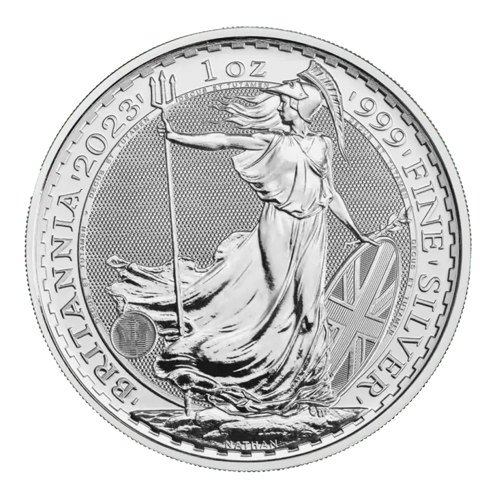 2023 1oz Silver Britannia Coin – Tube of 25 Coins