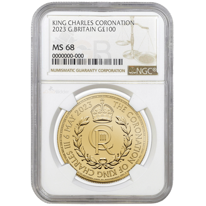 NGC 2023 1oz King Charles III Coronation Certified Coin MS67+