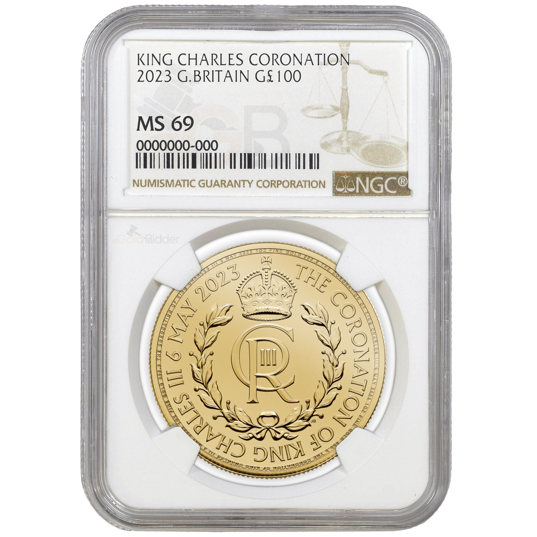 NGC 2023 1oz King Charles III Coronation Certified Coin MS67+