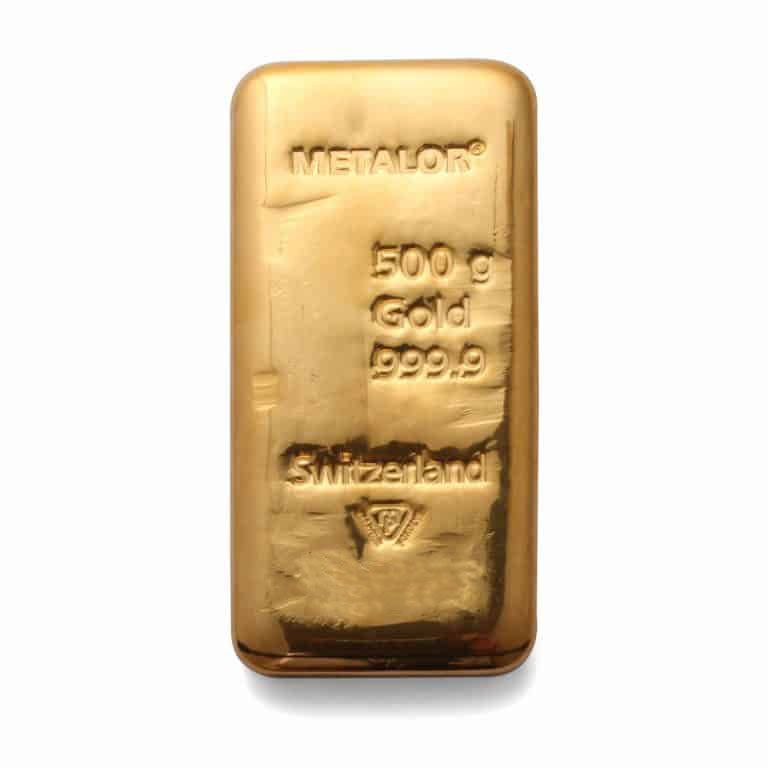 500g Gold Bar - Metalor