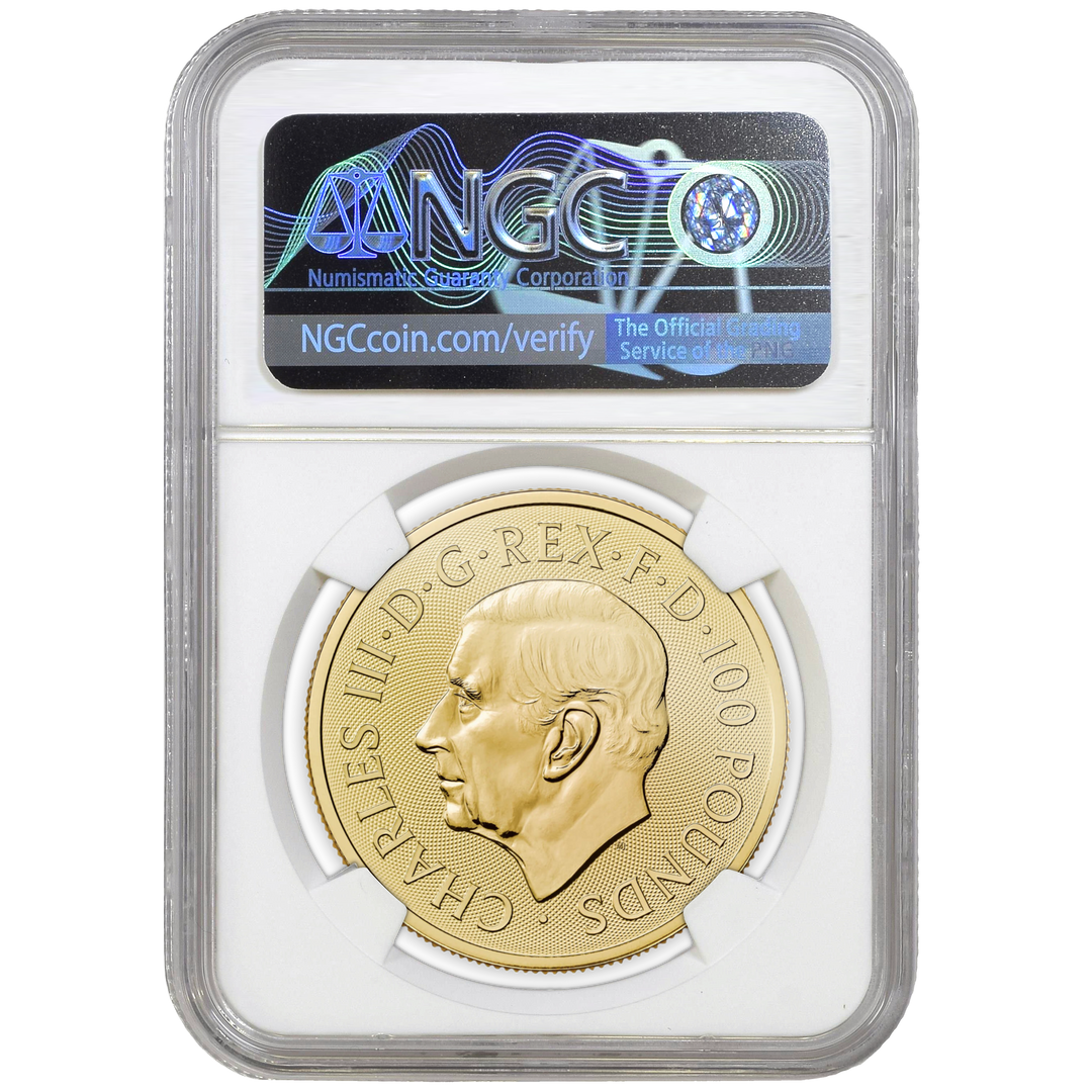 NGC 2025 1oz Gold The Royal Arms Certified Coin, MS67+